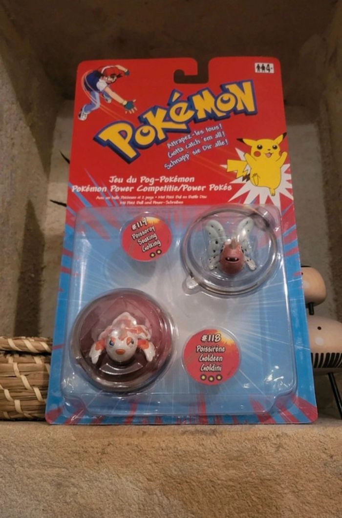 Super Figurine pokemon Nintendo tomy C.G.T.S.J Poissirène et Poissoroy - photo numéro 2