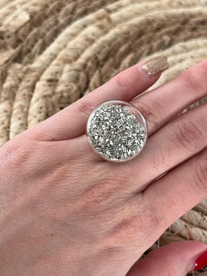 Bague paillettes