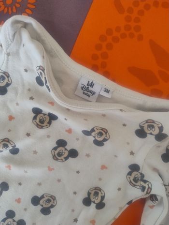 Body mickey Disney 3 mois