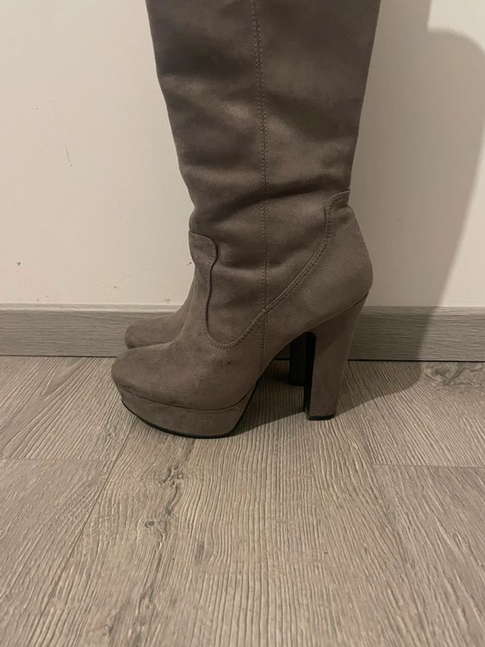 bottes haute gris primadonna pointure 37 - photo numéro 3