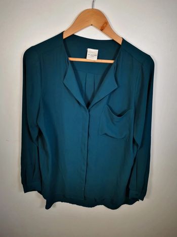 C37 blouse bleu Selected M