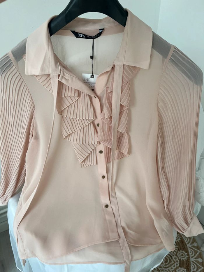 Chemise rose Zara neuve - photo numéro 5