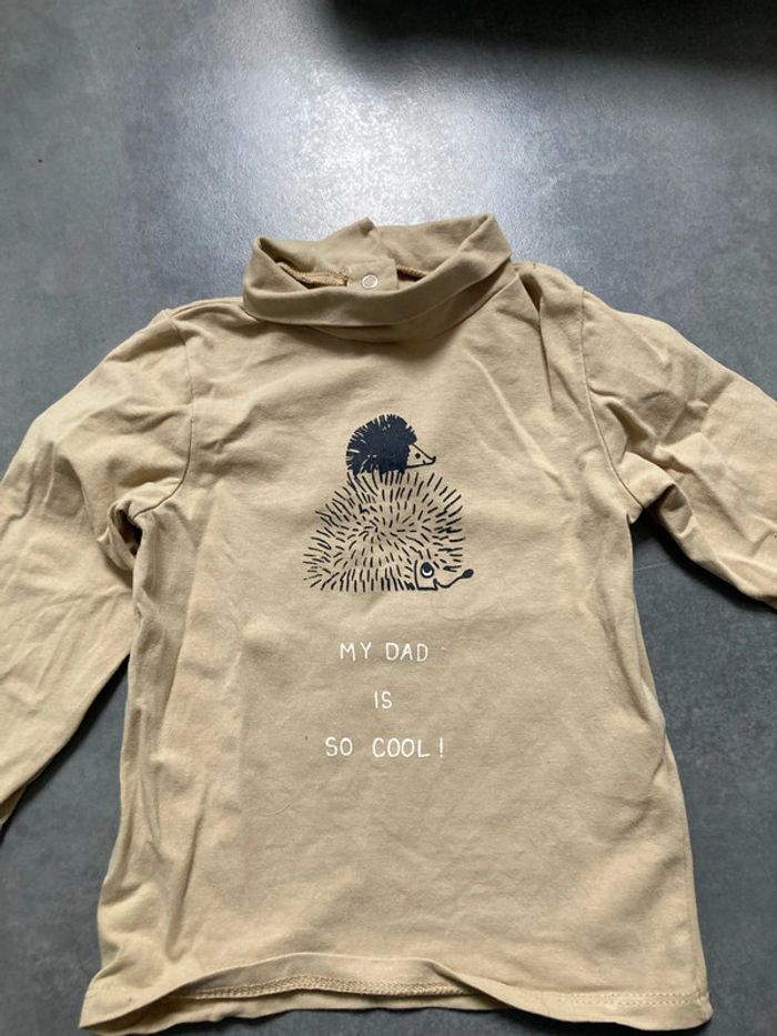T shirt col roulé ML