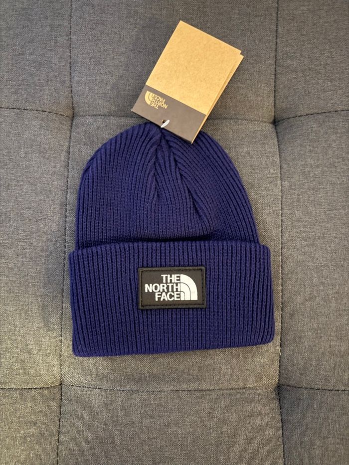 Bonnet the north face bleu marine