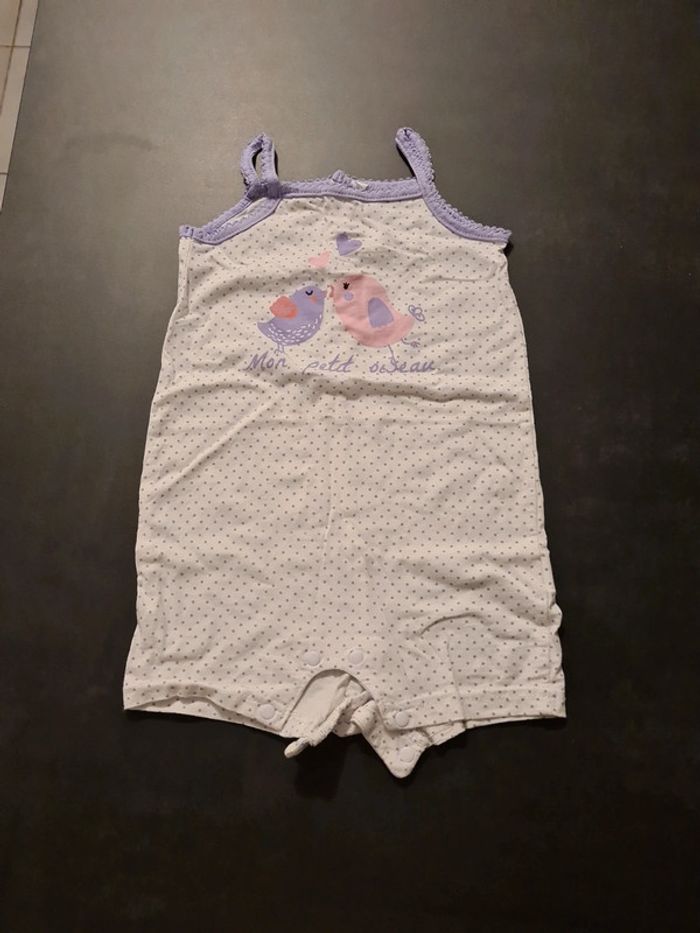 Lot 3 combinaisons shorts 6 mois - photo numéro 3