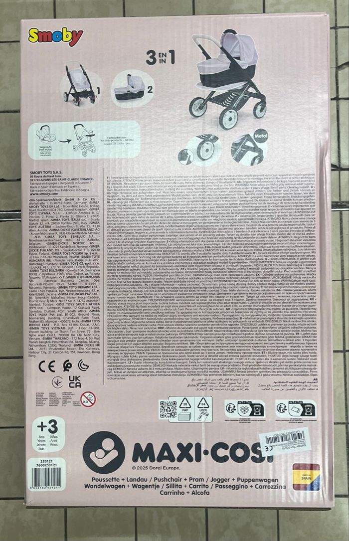Combi poussette et landau smoby - photo numéro 2
