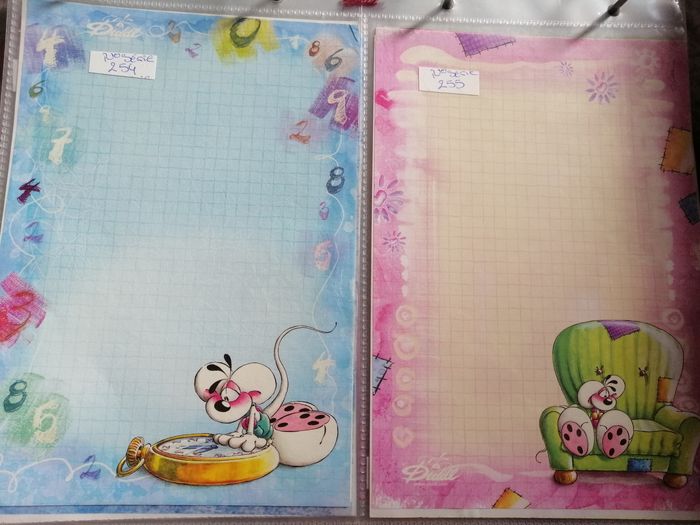 Lot(4) feuille diddl A5 à personnaliser - photo numéro 5