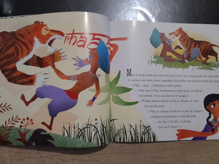 album lire c'est partir - le tigre Le Brahmane et le petit chacal - photo numéro 2