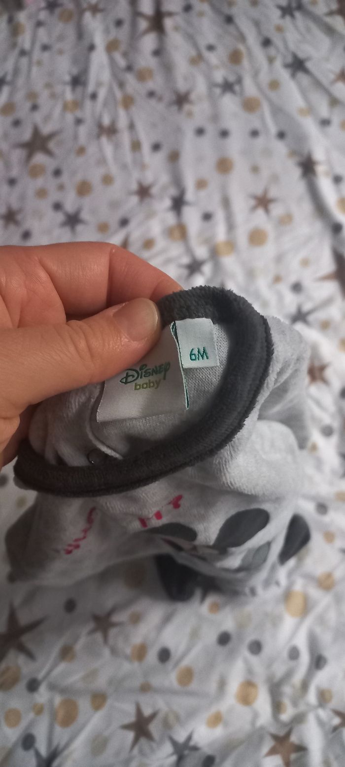 Pyjama velours 6 mois - photo numéro 4