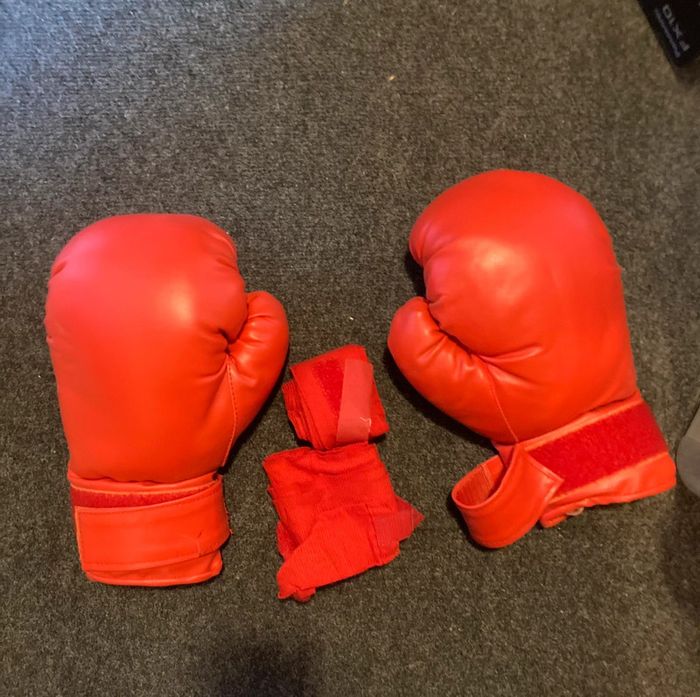 Gant de boxe et bandes de boxe