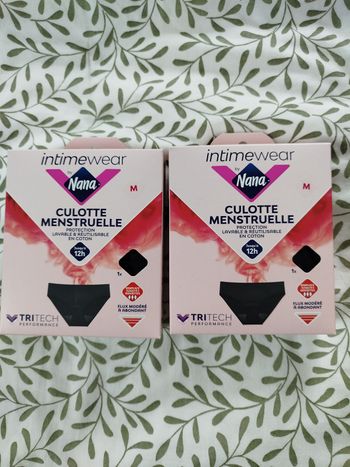 Lot culottes menstruelle neuves