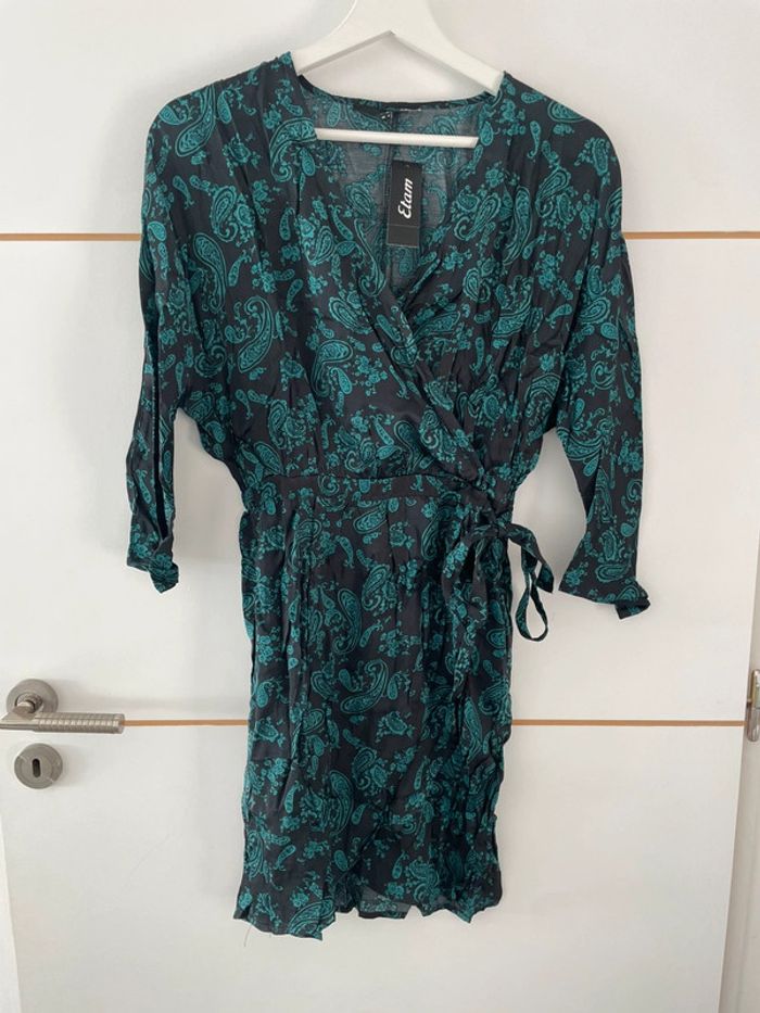 Robe noire imprimée 34 Etam