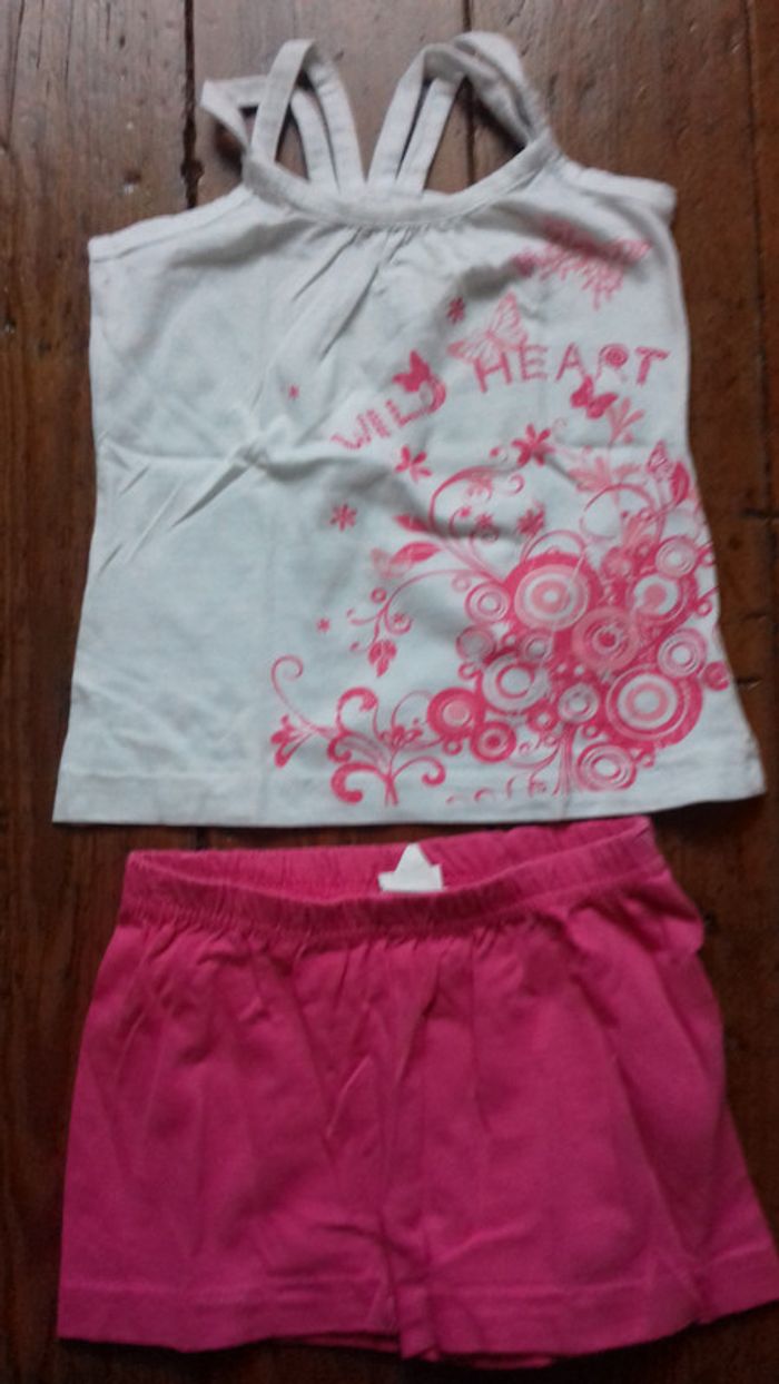 Ensemble teeshirt short