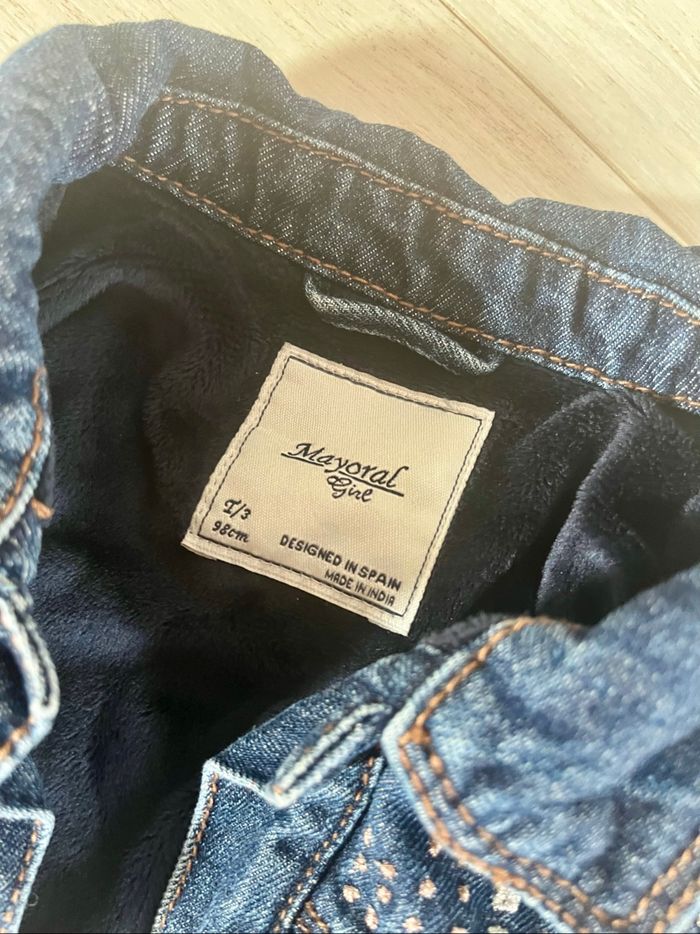 Veste en jeans chaude fille - photo numéro 3