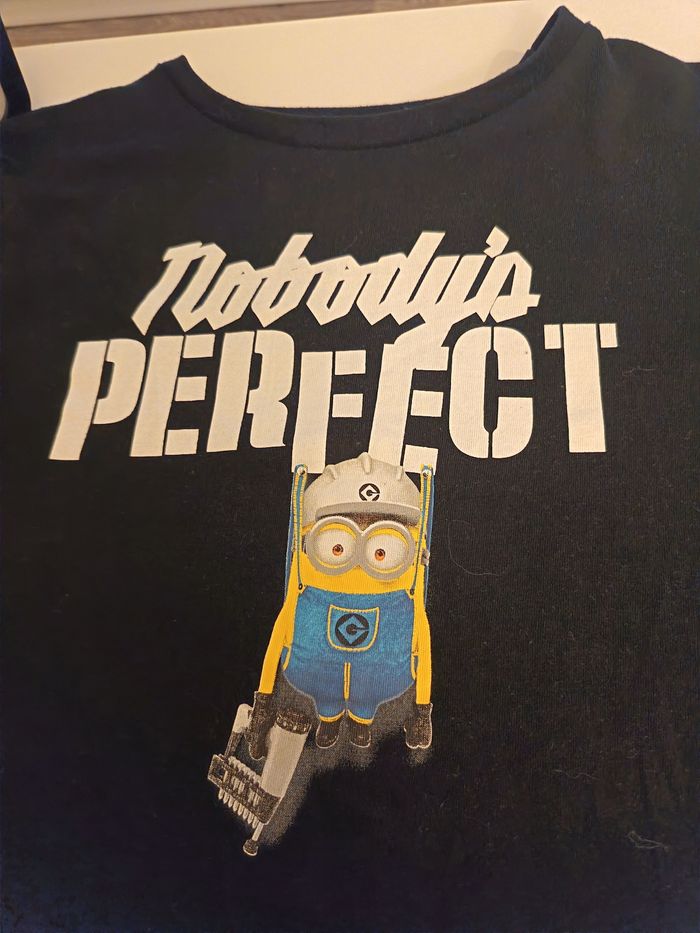 T-shirt manches longues garçon 7-8 ans Minions - photo numéro 2