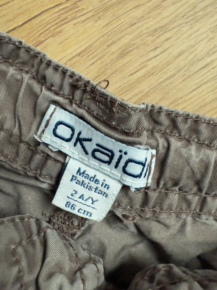 Short Okaidi marron en 2ans - photo numéro 2