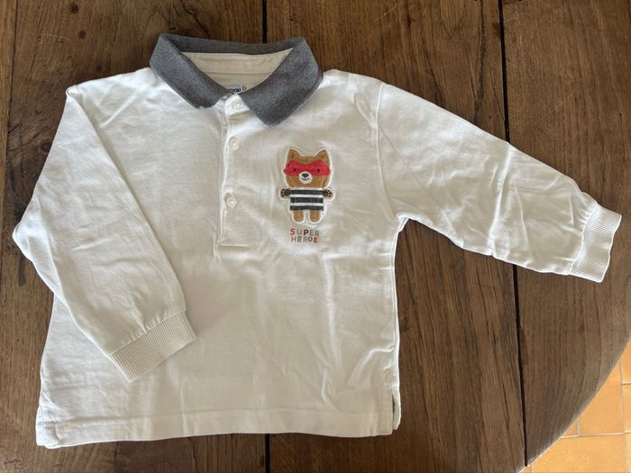 Lot t-shirt manches longues taille 9-12 mois - photo numéro 2