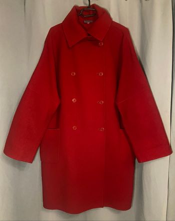 Manteau long »Marimekko »laine rouge