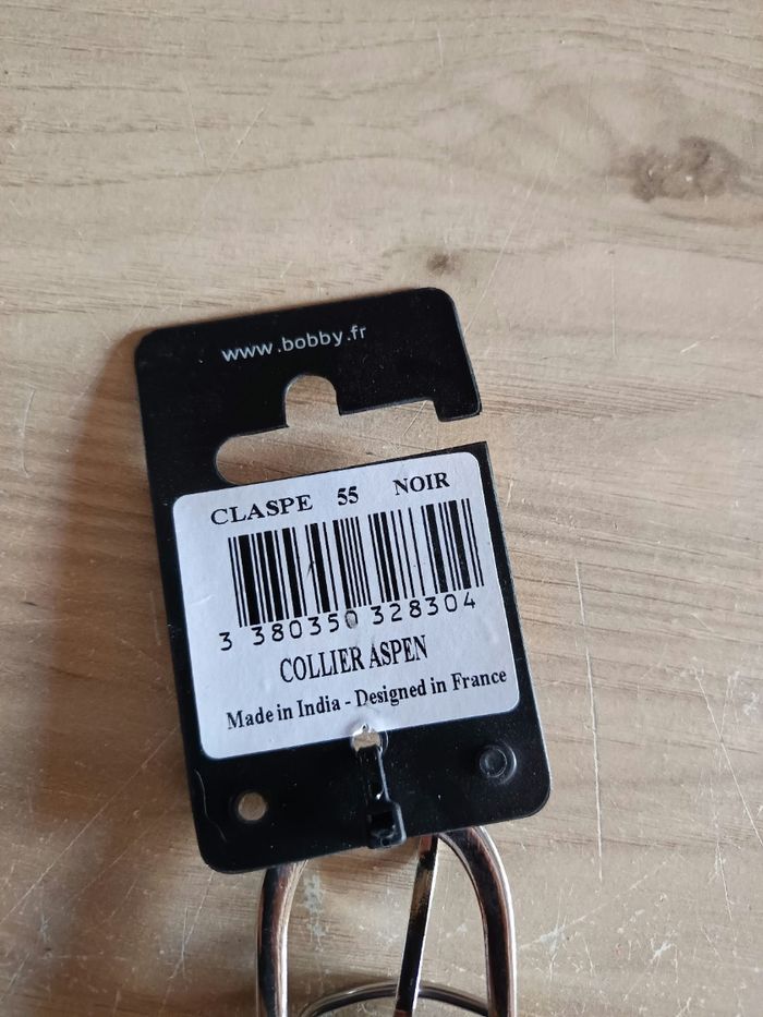 Collier Bobby aspen noir 55cm - photo numéro 2