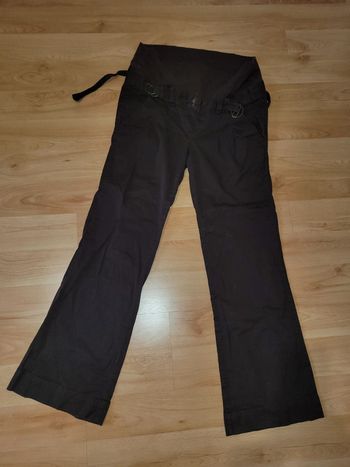 Pantalon marron grossesse taille 40 kiabi maman