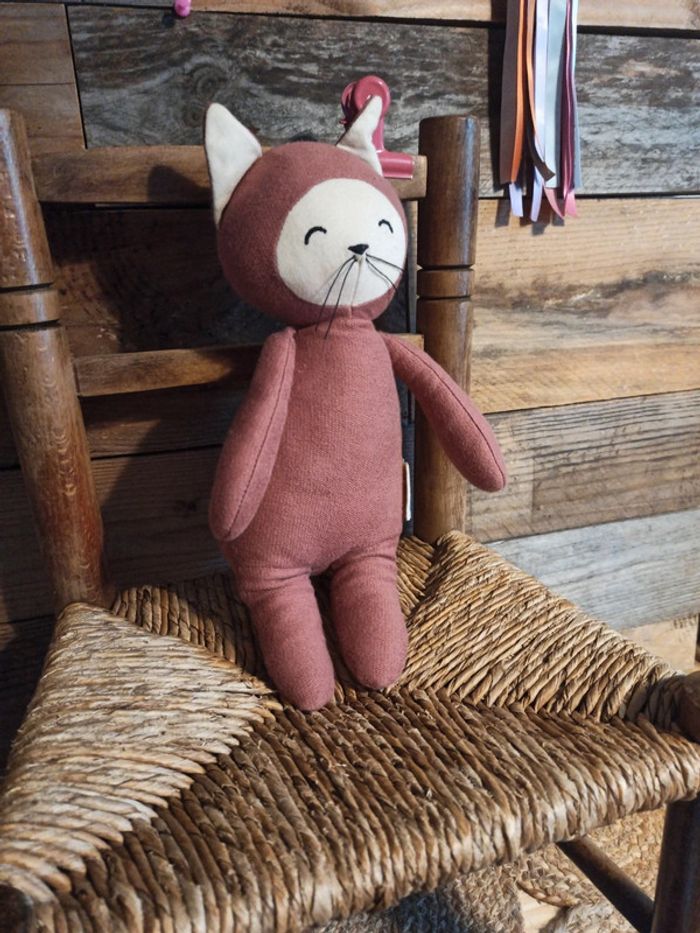 Peluche chat coton fabelab tbe - photo numéro 3