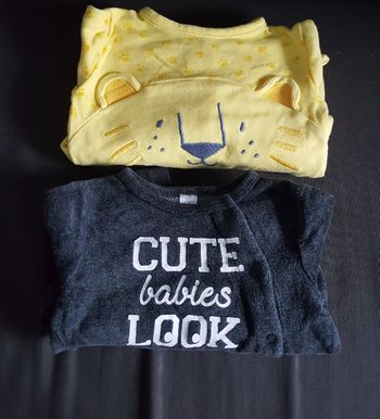 2 pyjamas T. 1M