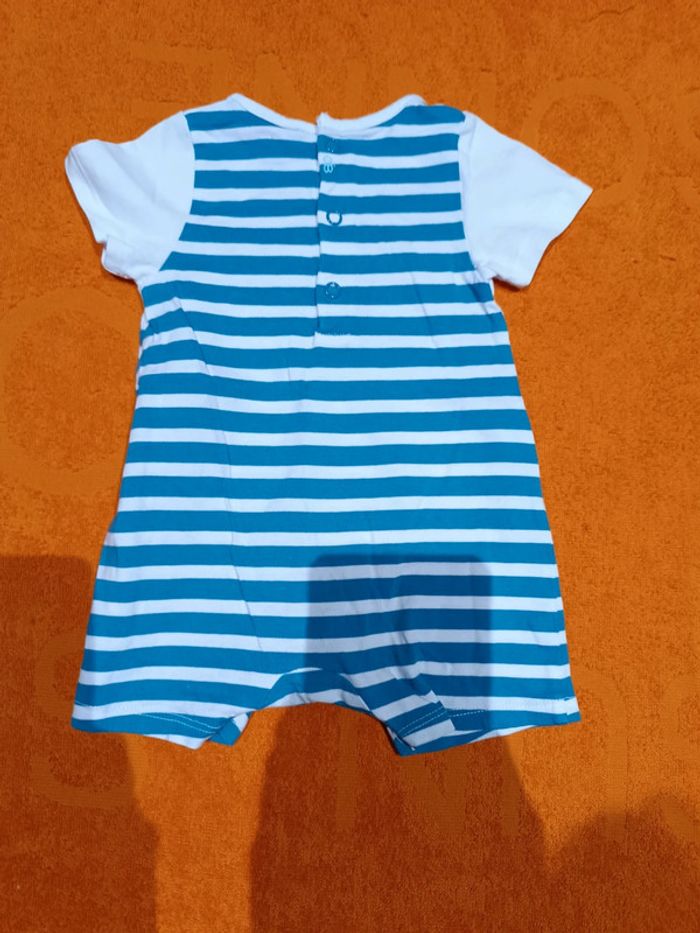 Pyjama combi courte Obaïbi 3 mois 59 cm - photo numéro 4