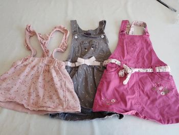 Lot 3 salopettes jupes