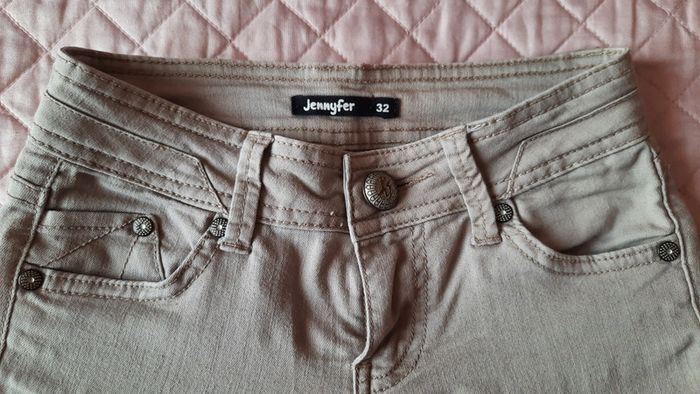 Jean beige ecru - photo numéro 7