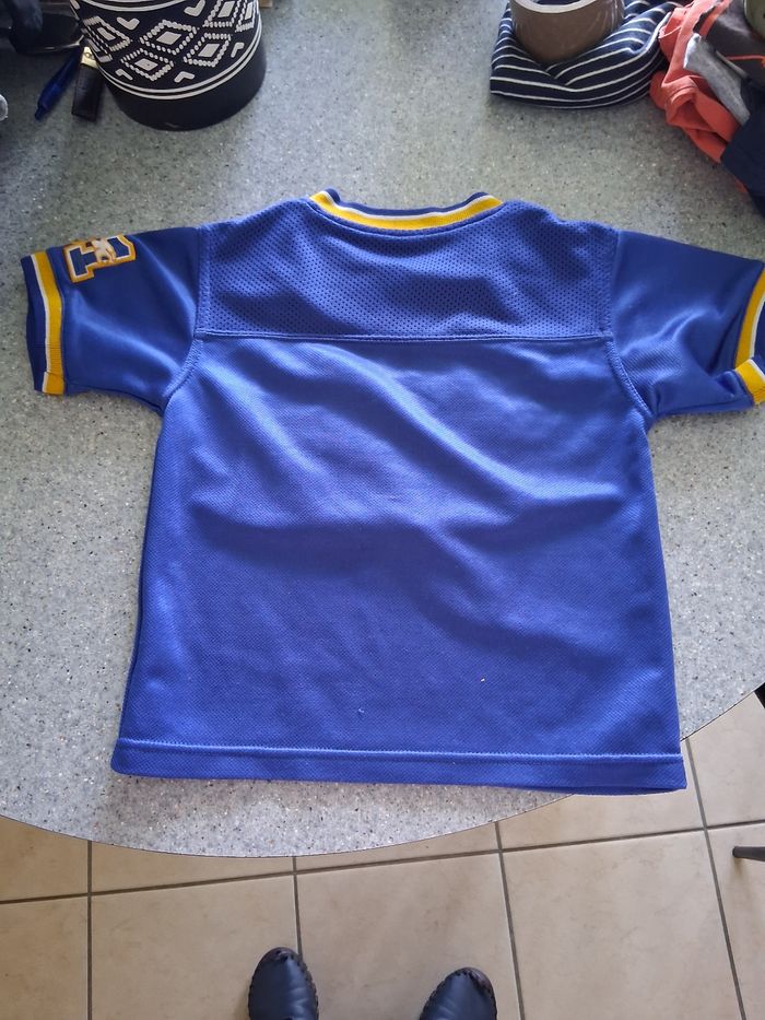T-shirt "skotoner " bleu et jaune " t- 5 ans - photo numéro 2