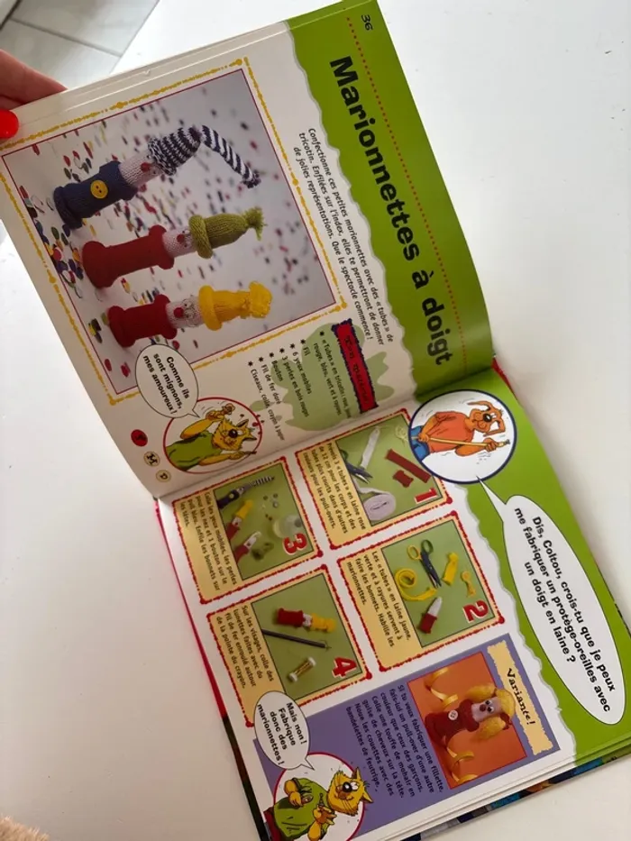 Livre créer ses jeux loisirs créatif pour enfants - photo numéro 7