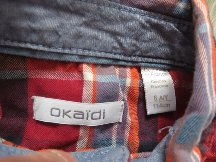 chemise longues manches 'okaidi' 6 ans - photo numéro 2