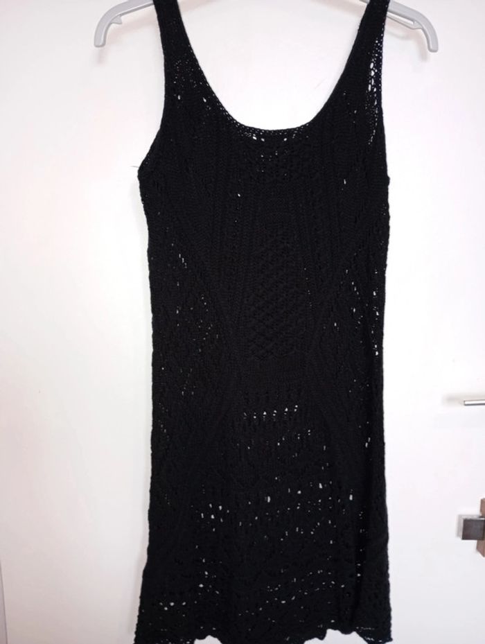 Robe noir à crochet - photo numéro 5