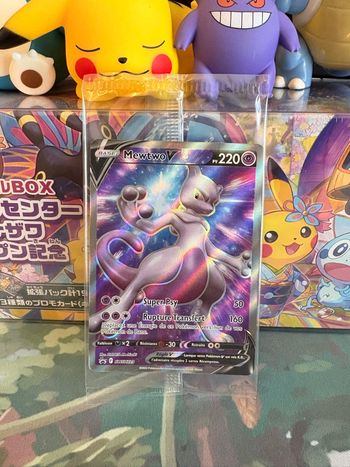 Carte Pokémon officielle scellée Mewtwo V FA promo - Pokemon Go