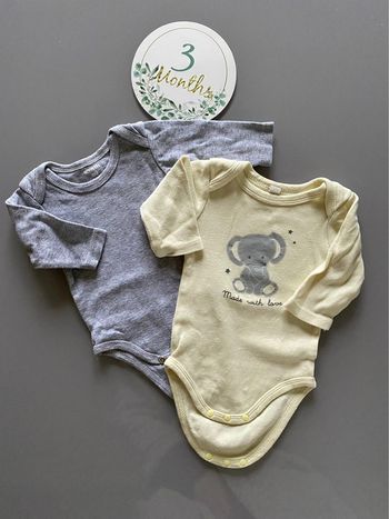 Lot de 2 bodies 3 mois