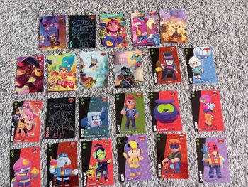 Lot 23 cartes brawl star panini 