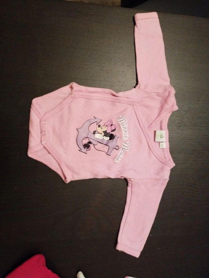 Lot de 5 bodies Minnie 3mois - photo numéro 2