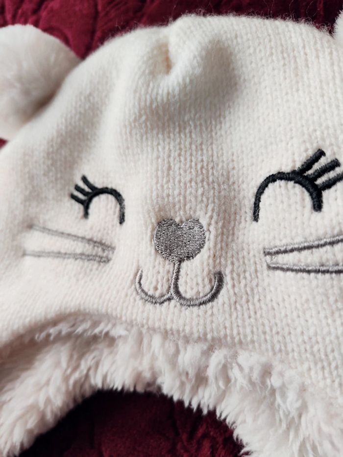 Petit bonnet et moufles anti-griffe - photo numéro 2