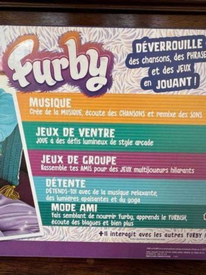 Furby dj arc-en-ciel peluche interactive hasbro dj furby rainbow - photo numéro 4