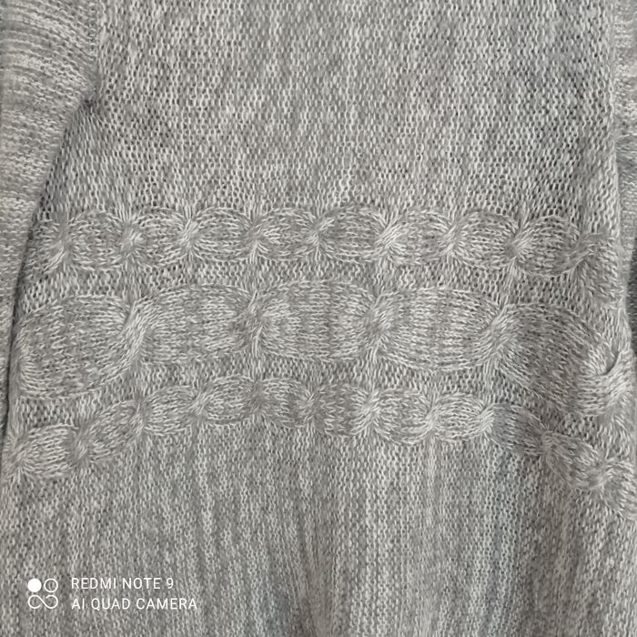 Gilet gris beige asymétrique t36 - photo numéro 7