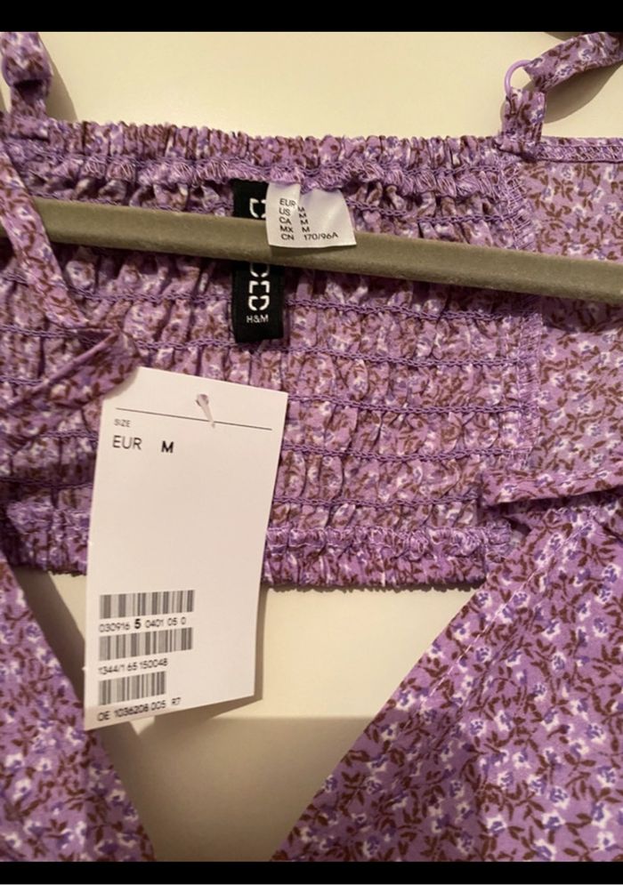 Robe courte découpée H&M taille M neuf - photo numéro 2