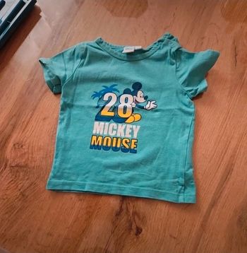 T-shirt mickey 9 mois bébé garçon