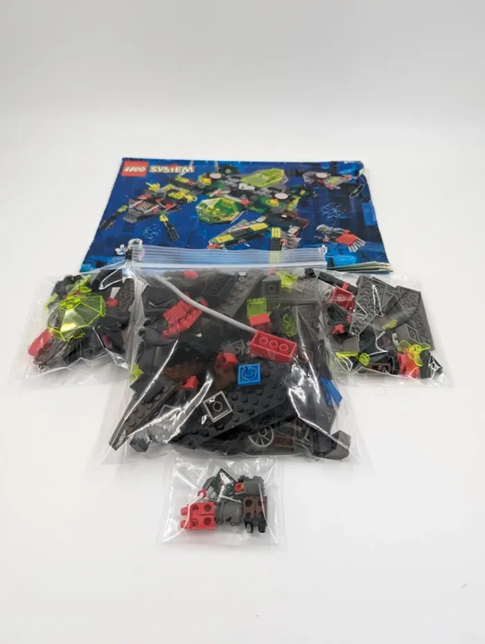 Set Lego 6160 Aquazone Sea Scorpion sans boite avec notice presque complet (manque 5 pièces) - photo numéro 5