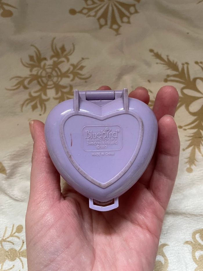 Petit coffret cœur Polly Pocket vintage - photo numéro 2