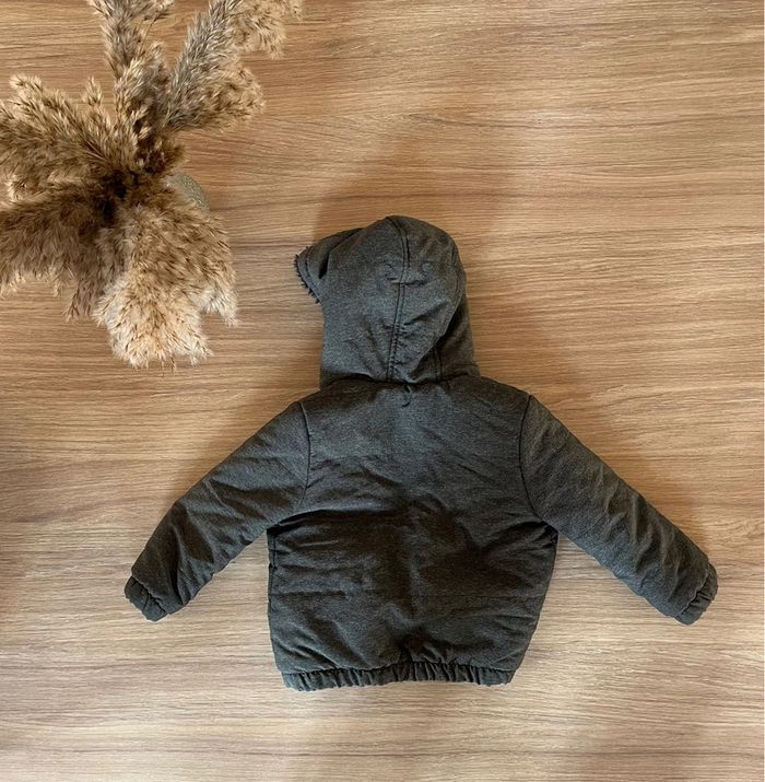 Manteau IKKS gris réversible