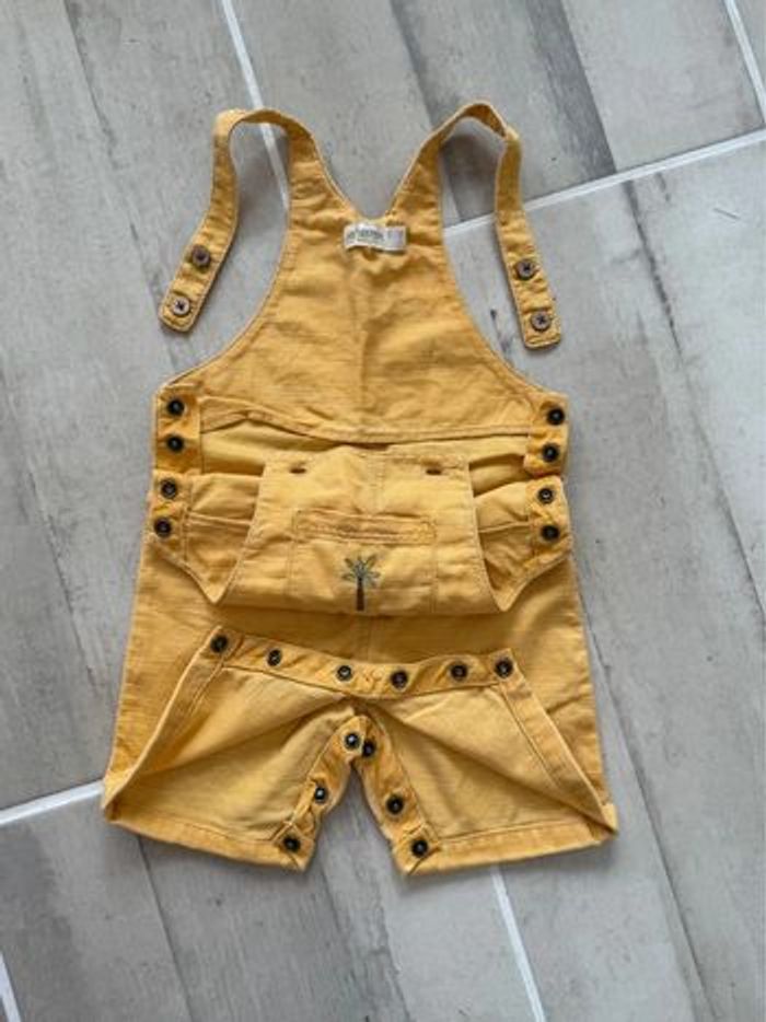 Lot 3 salopettes shorts garçons 24 mois - photo numéro 5
