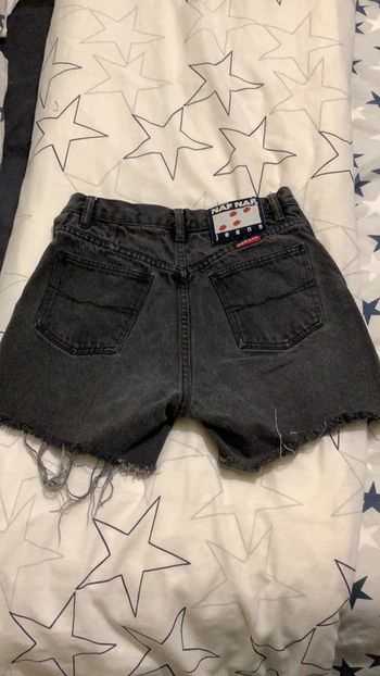 Short en jeans Naf Naf gris taille 38 vintage