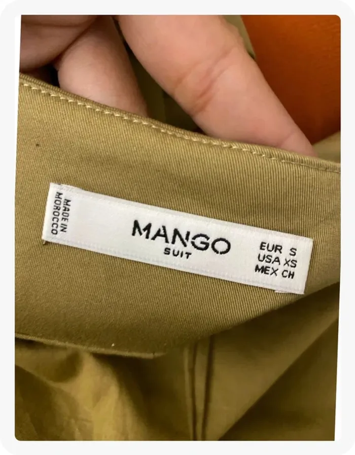 Veste kaki manches ballon Mango - photo numéro 8