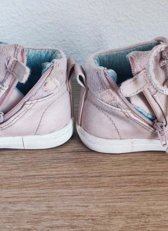 Basket rose pastel argent lacets / Obaïbi - 21 - photo numéro 2