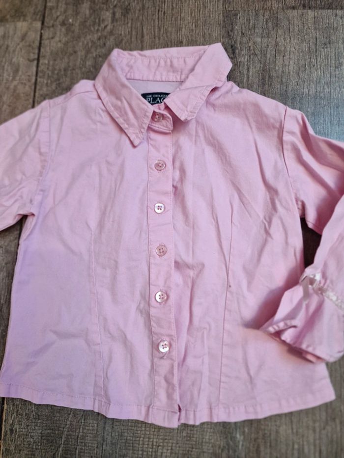 Chemise rose 18 mois